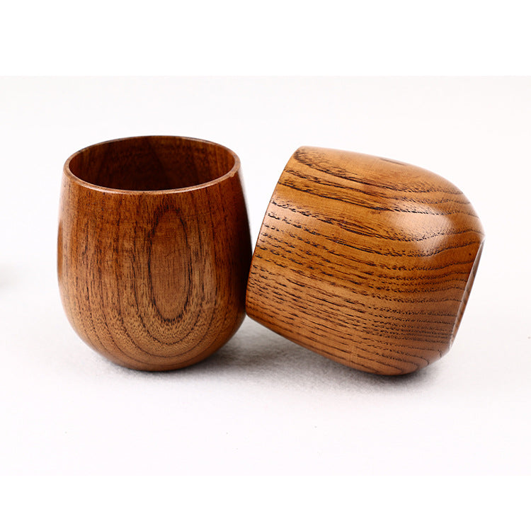 wooden tea cup